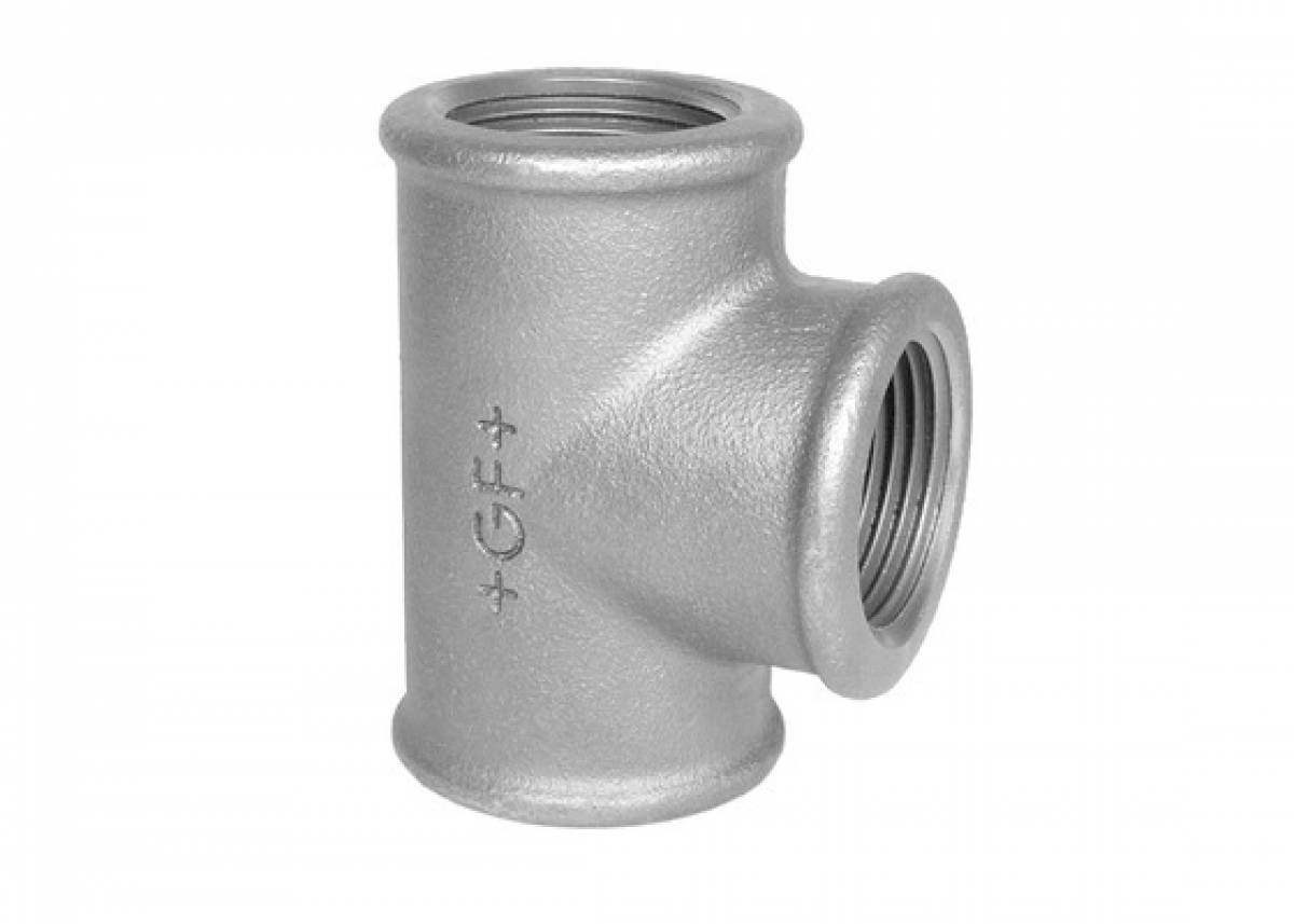 GF Draadfitting zwart T-stuk 3x bi-draad (nr. 130)