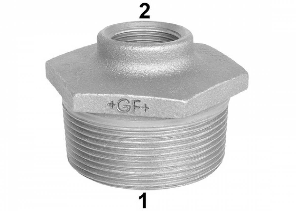 GF Draadfitting zwart verloopring bui x bi (nr. 241)