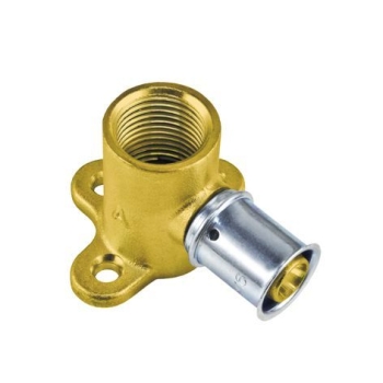 Multitubo Muurplaat (messing)