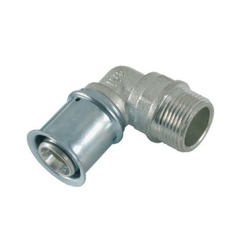 Multitubo Puntstuk Bocht (messing, vertind)