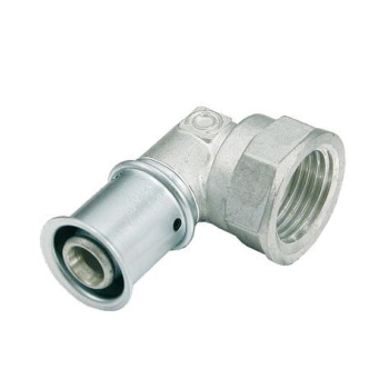 Multitubo Schroefbus Bocht (messing, vertind)