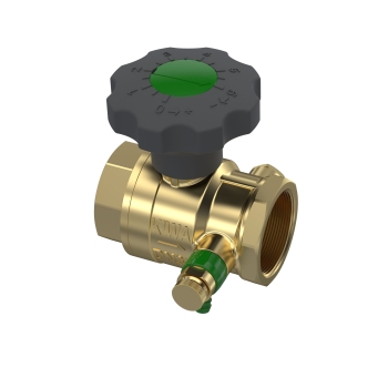 Kogelkraan + Aftapper Premium Plus (2x bi.dr.)