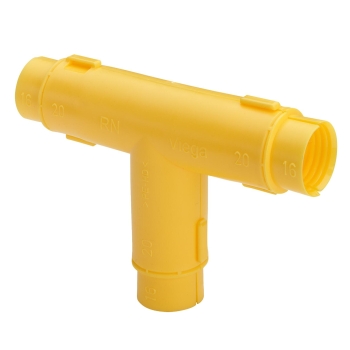 VN374525000 Viega Beschermbuis tbv T-Stuks (kunststof, geel - RAL 1004)