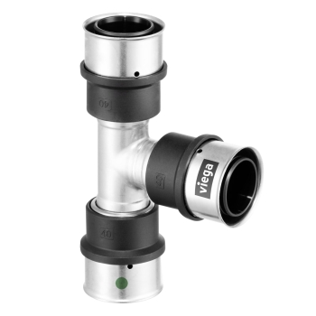 Viega Smartpress Verloop T-stuk RVS