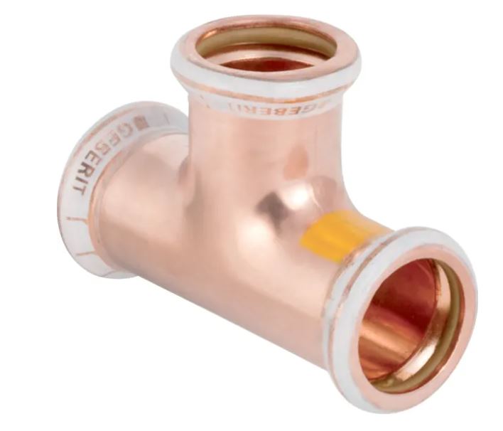 Mapress Cu gas - T-stukken