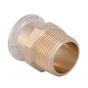 GN617030000 Geberit Mapress Koper Puntstuk 15x1/2 (pers x bu.dr., brons)