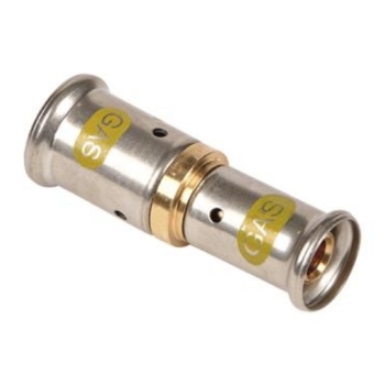 81028820038 Henco Gas Verloop 20x16 (2x pers, messing)