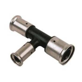 81028810030 Henco T-stuk Verloop 20x18x18 (PVDF, 3x pers)