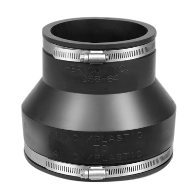 IC40FSAC1201 Fernco Koppeling Verloop AC 105-120 x 35-45mm (EPDM, zwart, H=100)