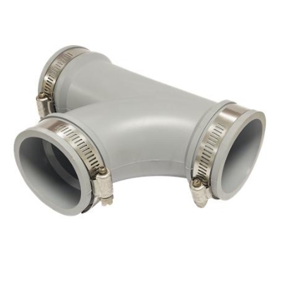 IC40QT038GR Fernco Koppeling T-stuk 40-30mm (PVC, grijs, 38T)