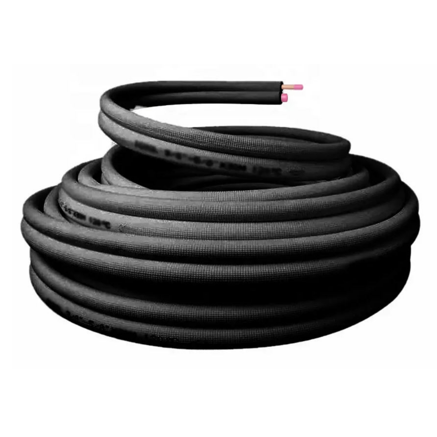 Geisoleerde Koelleiding Duo Zwart