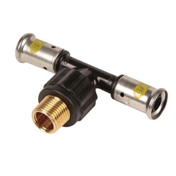 Henco Gas T-stuk Buitendraad