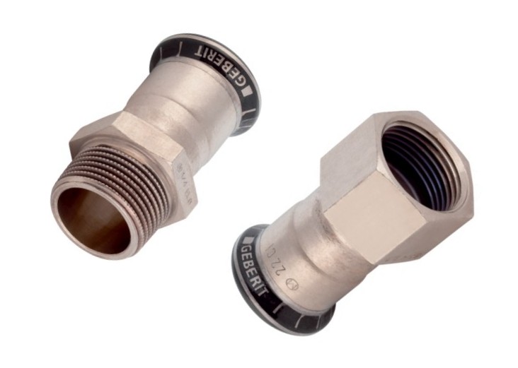 Geberit Mapress CuNiFe Overgang