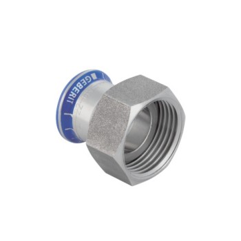 Geberit Mapress RVS316 2-delige Kopp. (pers x wartel, RVS316)