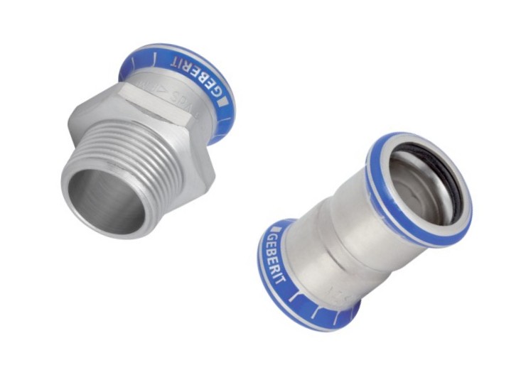 Geberit Mapress RVS316 Overgang