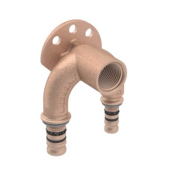 Geberit Mepla Muurplaat (doorlus, bi.dr. x pers)