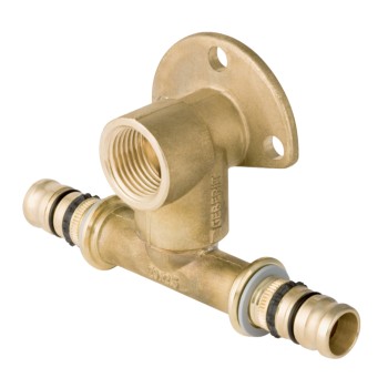 Geberit Mepla Muurplaat (doorlus, recht, bi.dr. x pers)