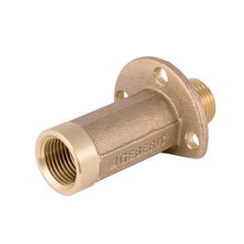 Geberit Mepla x MasterFix Muurplaat (57mm, brons, bu.dr. x bi.dr.)