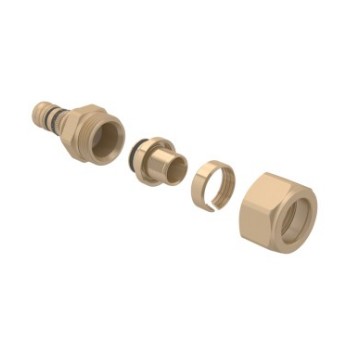 61356700500 Geberit Mepla overgangsnippel naar