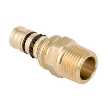 61153400500 Geberit Mepla puntstuk BU messing 1