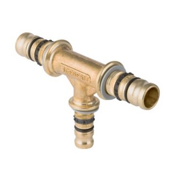 Geberit Mepla T-stuk Verloop (messing)