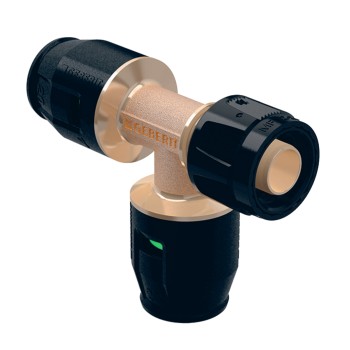 Geberit PushFit T-stuk (MF aftakking)