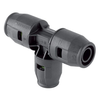 Geberit PushFit T-stuk Verloop (3x push)