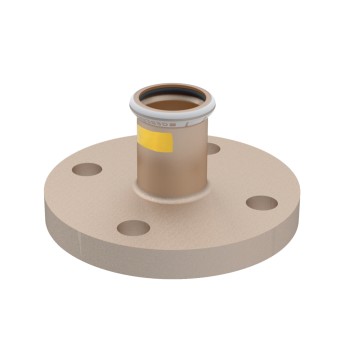 GN347150000 Geberit Mapress Koper Gas Flens 28mm (PN10/16, DN25, pers, brons)