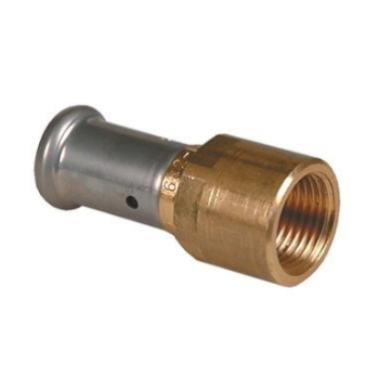 Henco Schroefbus (messing)