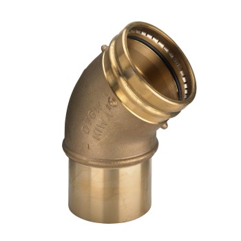 Viega Profipress XL 45gr Bocht (spie, brons)