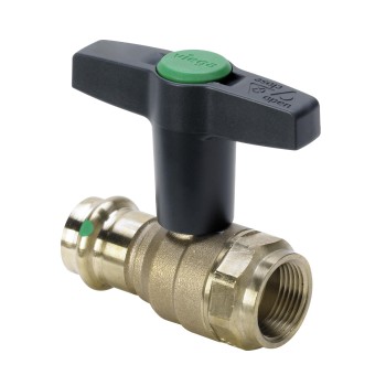 Viega Easytop Kogelkraan (pers x bi.dr. brons)