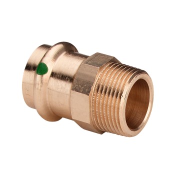 Viega Sanpress Puntstuk (brons)