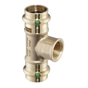 Viega Sanpress T-stuk (binnendraad)