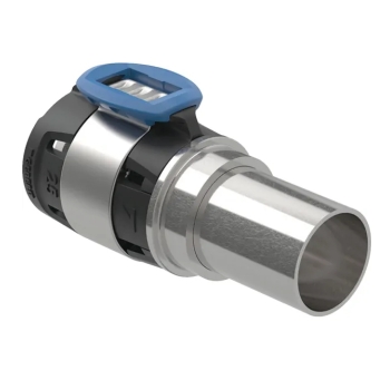 62072200100 Geberit FlowFit X Knel 25x22 (koper, pers x spie, vertind, overgang)