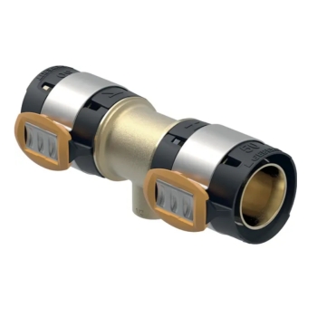 62018500100 Geberit FlowFit T-stuk Binnendraad 50x1.1/2x50 (brons, pers x bi.dr.)