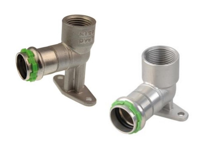 VSH SudoPress RVS Muurplaat