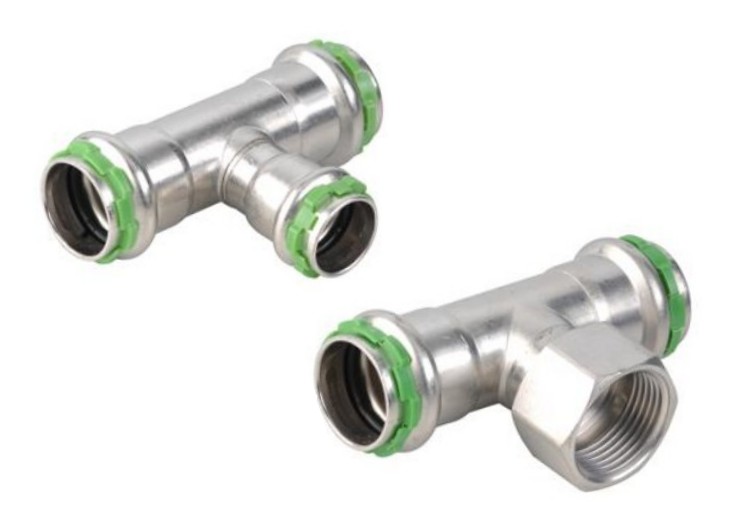 VSH SudoPress RVS T-stuk