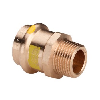VN346126000 Viega Profipress Gas Puntstuk 15xR1/2 (brons, pers x bu.dr.)