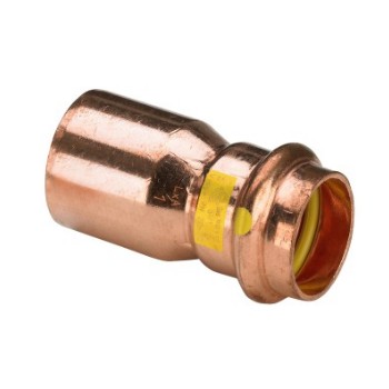 VN346607000 Viega Profipress Gas Verloop 28x22 (koper, spie x pers)